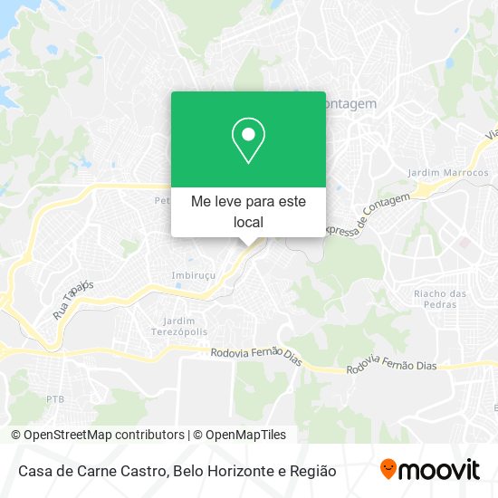 Casa de Carne Castro mapa