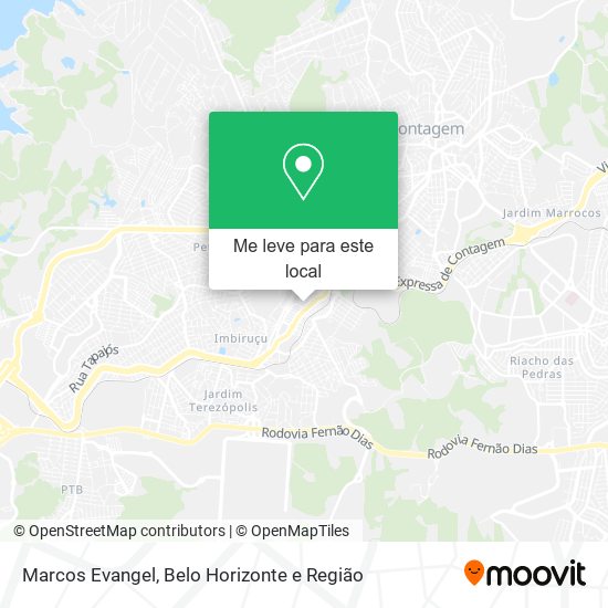 Marcos Evangel mapa