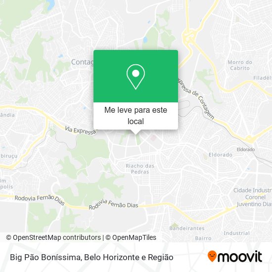 Big Pão Boníssima mapa