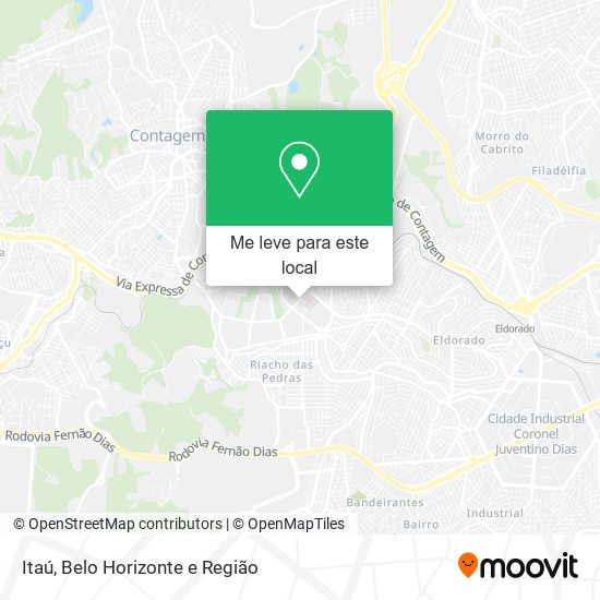 Itaú mapa