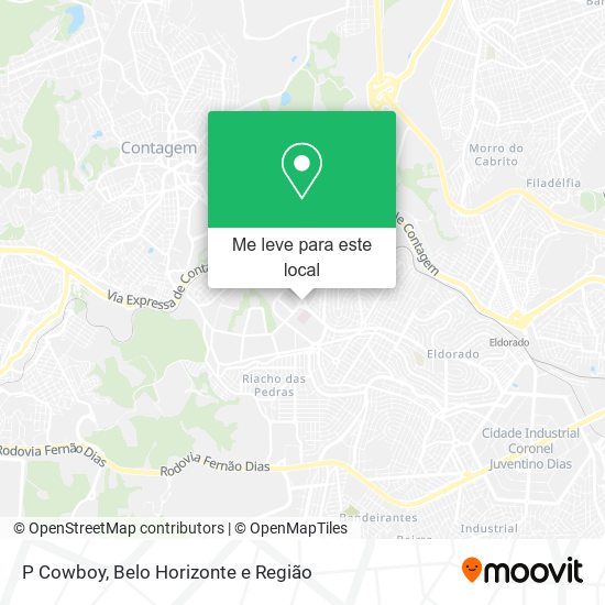 P Cowboy mapa
