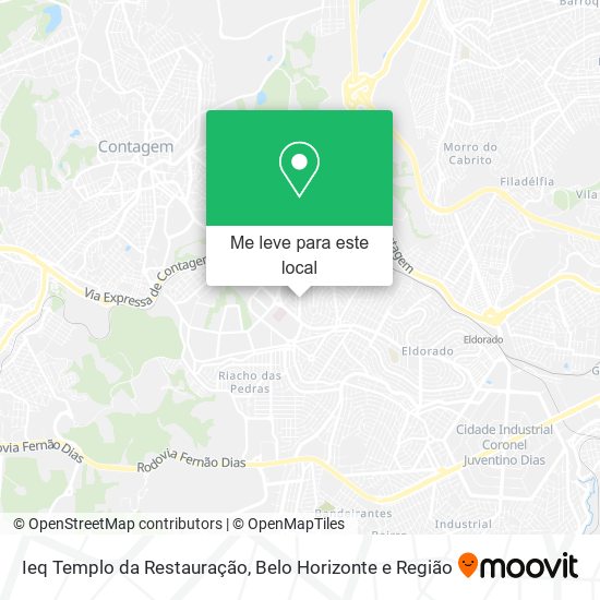 Ieq Templo da Restauração mapa