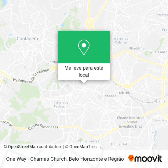One Way - Chamas Church mapa