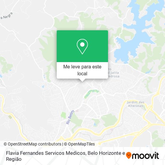 Flavia Fernandes Servicos Medicos mapa