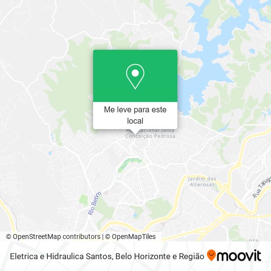 Eletrica e Hidraulica Santos mapa