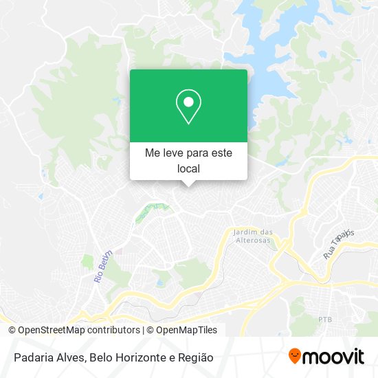 Padaria Alves mapa