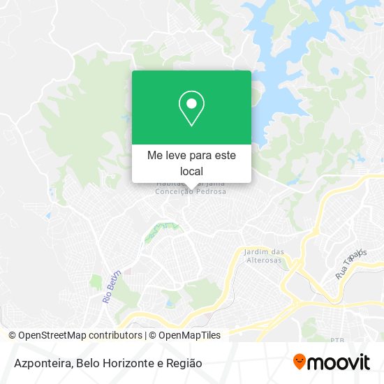 Azponteira mapa