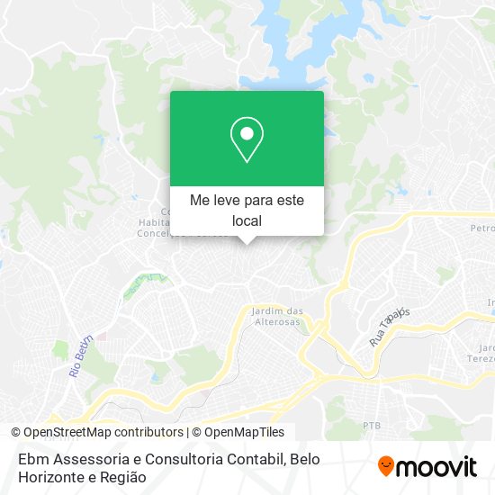 Ebm Assessoria e Consultoria Contabil mapa