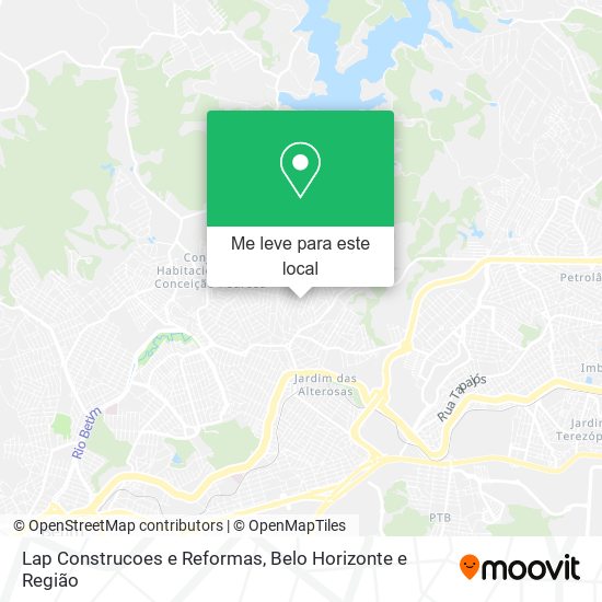Lap Construcoes e Reformas mapa