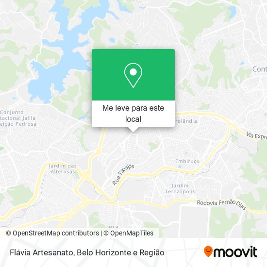 Flávia Artesanato mapa