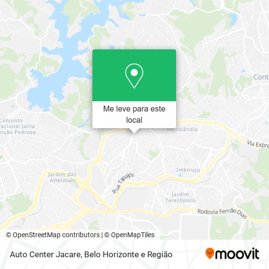 Auto Center Jacare mapa