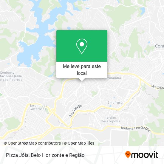 Pizza Jóia mapa