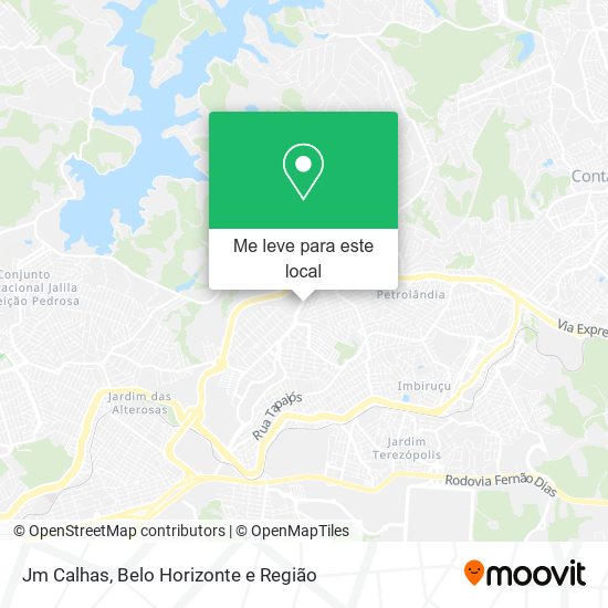 Jm Calhas mapa