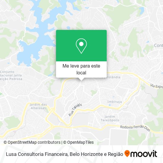 Lusa Consultoria Financeira mapa