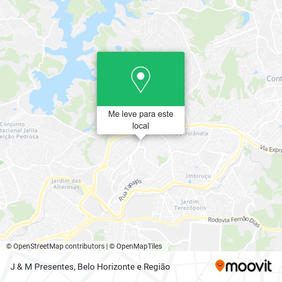 J & M Presentes mapa
