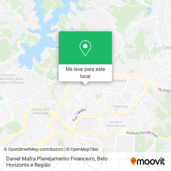 Daniel Mafra Planejamento Financeiro mapa