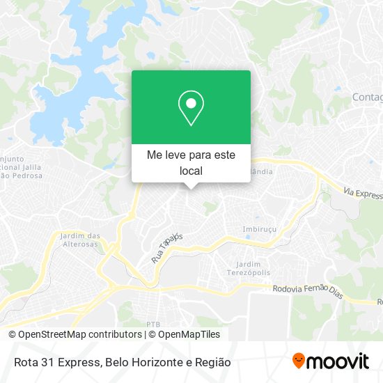 Rota 31 Express mapa