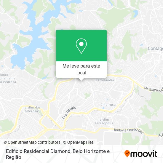 Edificio Residencial Diamond mapa