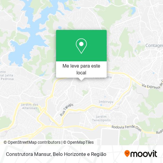 Construtora Mansur mapa