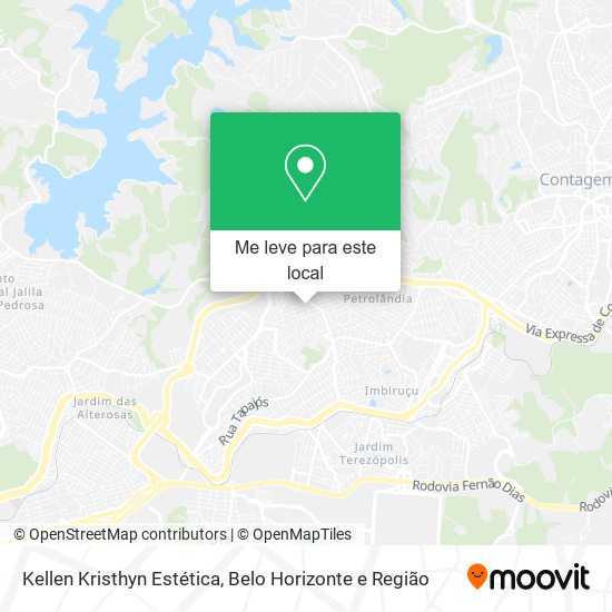 Kellen Kristhyn Estética mapa