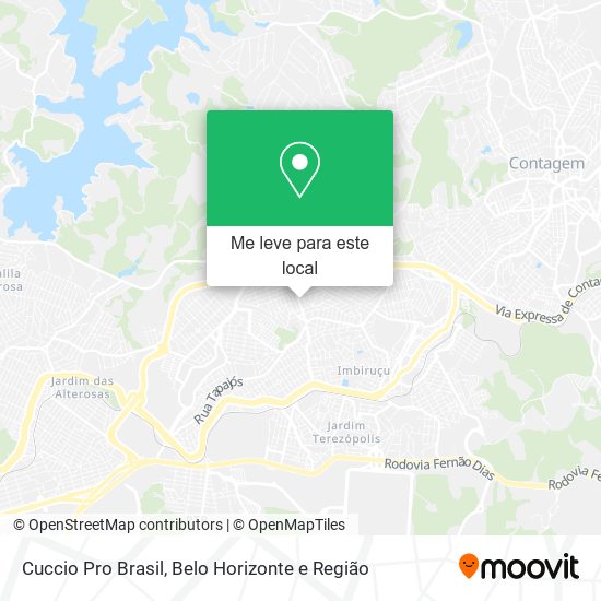 Cuccio Pro Brasil mapa