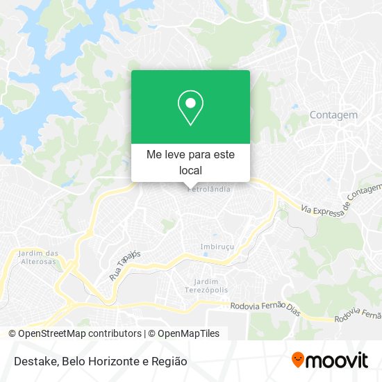 Destake mapa