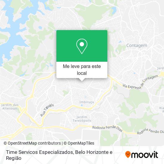 Time Servicos Especializados mapa