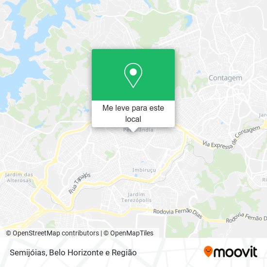 Semijóias mapa