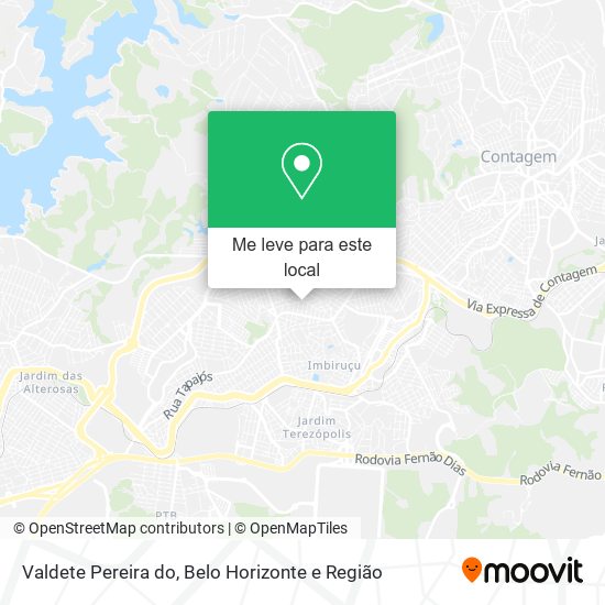 Valdete Pereira do mapa