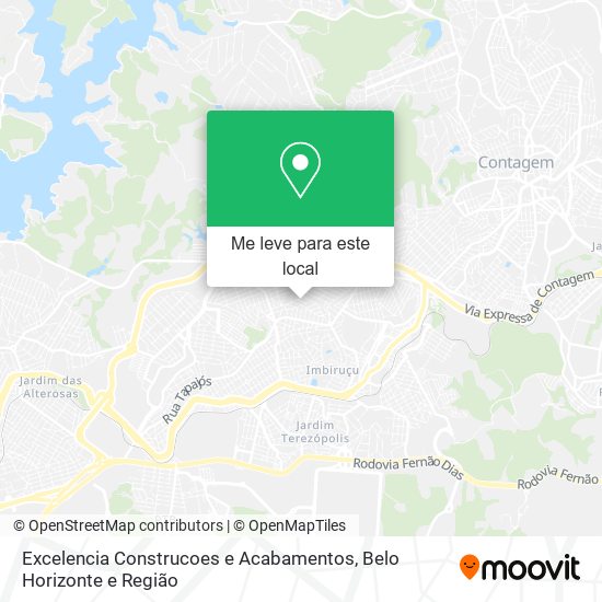 Excelencia Construcoes e Acabamentos mapa