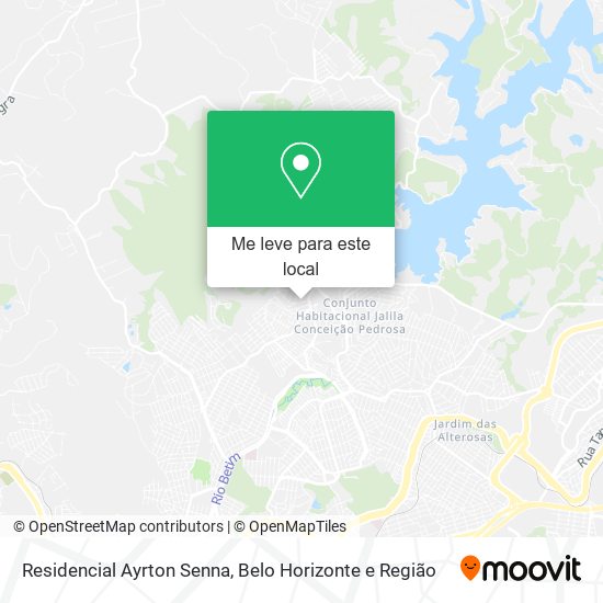 Residencial Ayrton Senna mapa