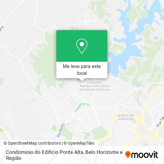 Condominio do Edificio Ponte Alta mapa