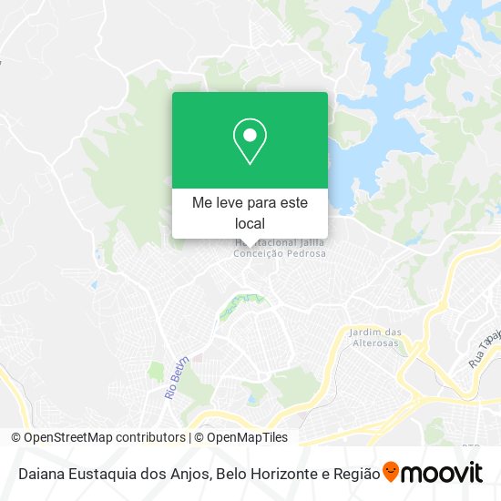 Daiana Eustaquia dos Anjos mapa