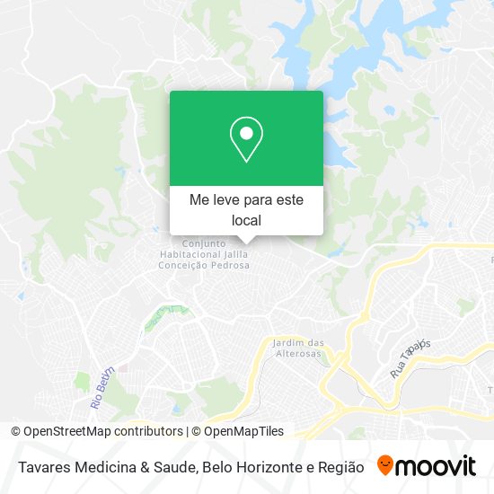 Tavares Medicina & Saude mapa