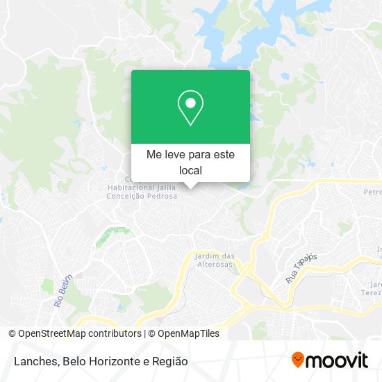 Lanches mapa