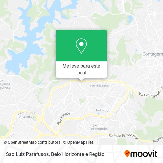 Sao Luiz Parafusos mapa