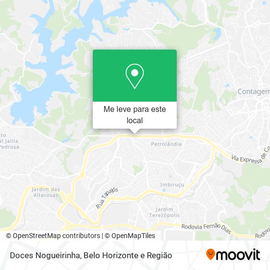 Doces Nogueirinha mapa