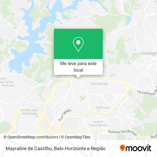 Mayraline de Castilho mapa