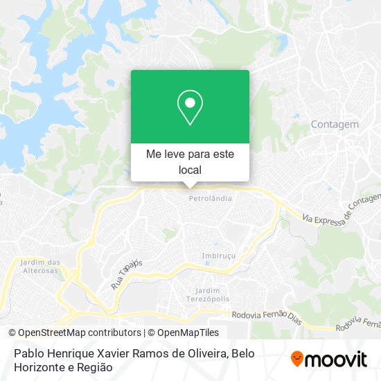 Pablo Henrique Xavier Ramos de Oliveira mapa
