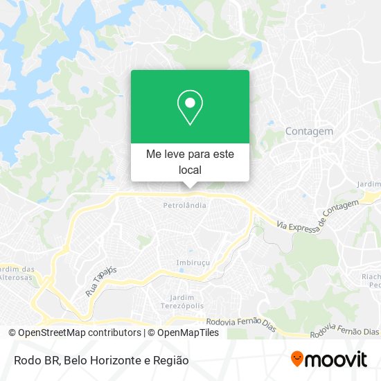 Rodo BR mapa