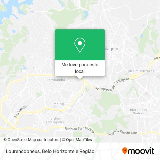 Lourencopneus mapa