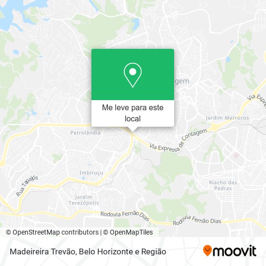 Madeireira Trevão mapa