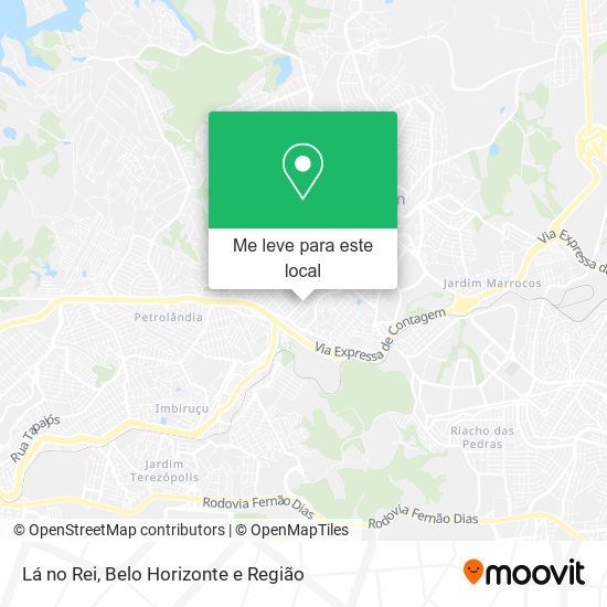 Lá no Rei mapa