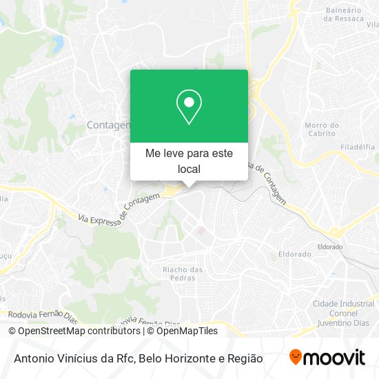 Antonio Vinícius da Rfc mapa