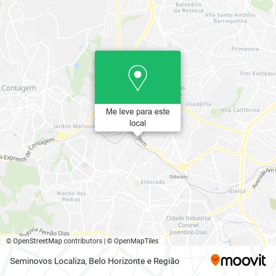 Seminovos Localiza mapa