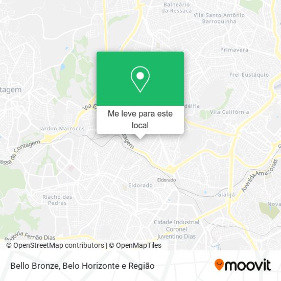 Bello Bronze mapa
