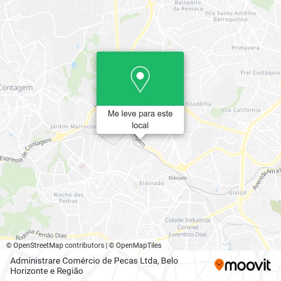 Administrare Comércio de Pecas Ltda mapa