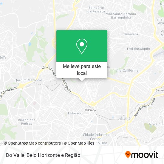 Do Valle mapa