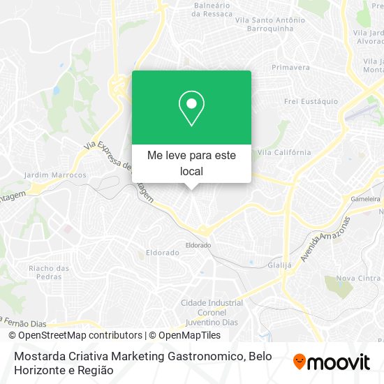 Mostarda Criativa Marketing Gastronomico mapa