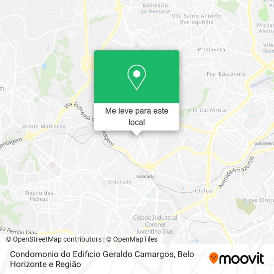 Condomonio do Edificio Geraldo Camargos mapa